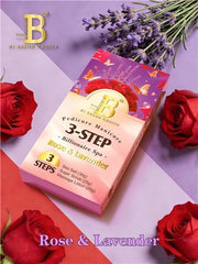 Billionaire Spa Nail Pedicure Kit 3 Steps - Rose & Lavender