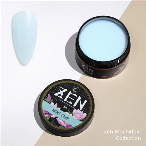 ZEN Builder Hard Gel Nail - #34 - Mint Chip - Mochidoki Collection - 50ml