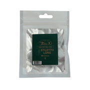 TiaraX Clear Tips Bag - Stiletto Long - Refill Tip Bags #8