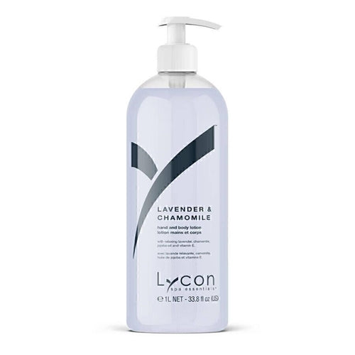 Lycon Lavender Chamomile Hand & Body Lotion Skin Care Waxing 1L 1000ml