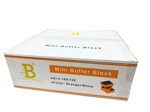 Billionaire - Nail Buffer Block Mini 2 Way Orange Black 100/120 1500pcs