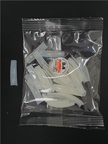 Lamour - Natural Nail False Tips Extension Refill Size 10 (50pcs)