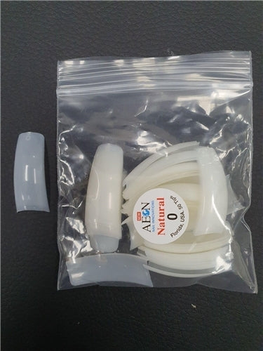 AEON - Natural Nail False Tips Extension Refill Size 0 (50pcs)