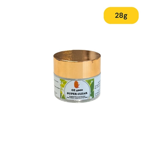 OZ 4000 Special Mix Acrylic Powder - Super Clear 1oz (28 g)