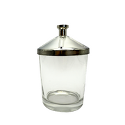 Crystal Dappen Dish Glass Nail Acrylic Liquid Powder Jar Container Clear 1oz