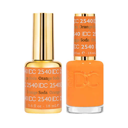 DND 2540 Orange Soda - DC Free Spirit Collection Nail Gel Polish 18ml
