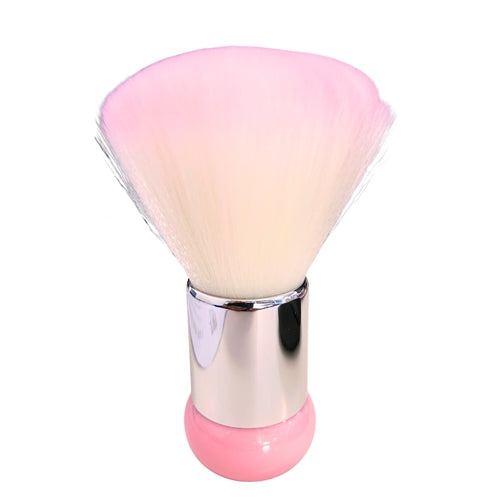 Large Soft Nail Dust Brush Clean Dip Powder White Pink