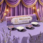 Billionaire Bubble Spa Nail Deluxe Pedicure Kit 4 Steps - Lavender