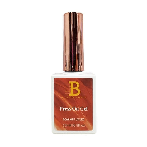 Billionaire Soak Off UV/LED Press On Gel X Nails, Soft Gel Tip Adhesive - 15ml