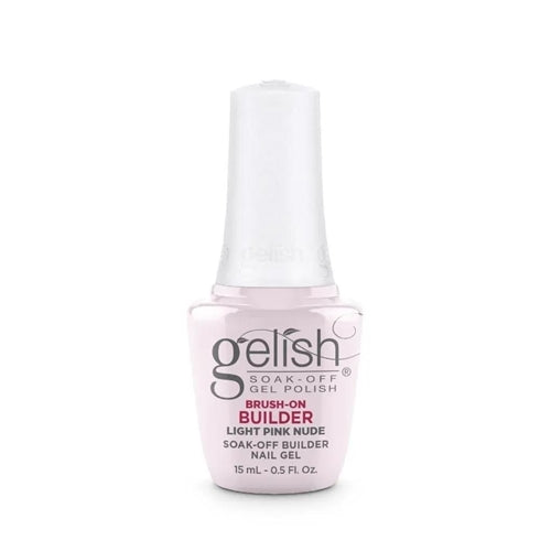 Gelish Soak Off BIAB Brush-On Builder Gel Nail - Light Pink Nude 15ml