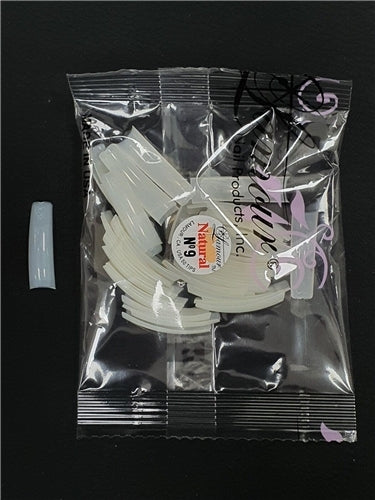 Lamour - Natural Nail False Tips Extension Refill Size 9 (50pcs)