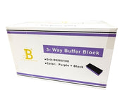 Billionaire - Nail Buffer Block 3 Way Purple Black 80/100 500pcs