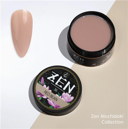 ZEN Builder Hard Gel Nail - #36 - Red Bean - Mochidoki Collection - 50ml