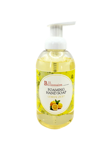 Billionaire - Foaming Liquid Nail Hand Soap - Lemon Zest - 500ml 16oz