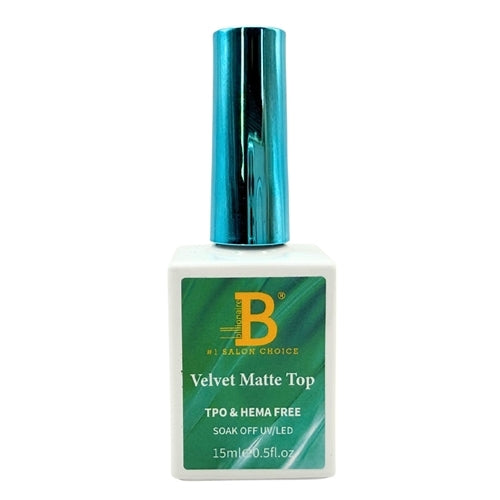 Billionaire - Velvet Matte Nail Gel Polish Top Coat 15ml