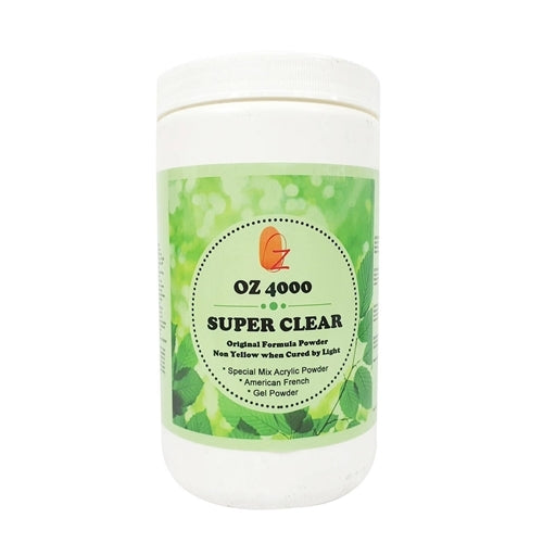 OZ 4000 Special Mix Acrylic Powder - Super Clear 1.5 lbs (680g)