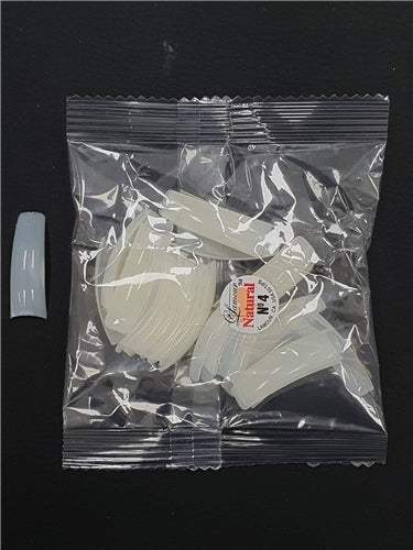 Lamour - Natural Nail False Tips Extension Refill Size 4 (50pcs)