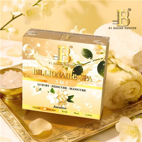 Billionaire - Nail Luxury Pedicure Kit 5 Steps - Jasmine
