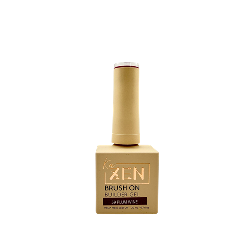 ZEN - Brush-on Builder Gel Nails BIAB - #59 Plum Wine - Aki Yume Collection - 20ml