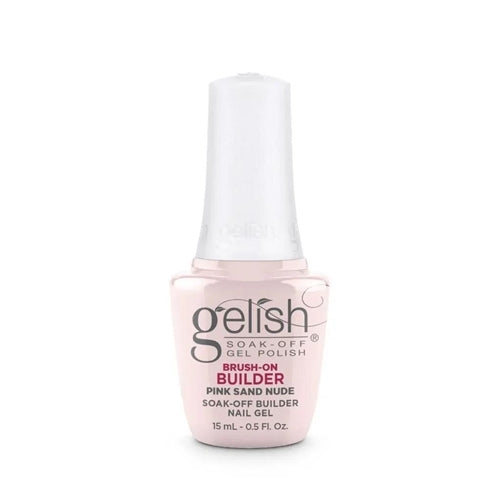 Gelish Soak Off BIAB Brush-On Builder Gel Nail - Pink Sand Nude 15ml