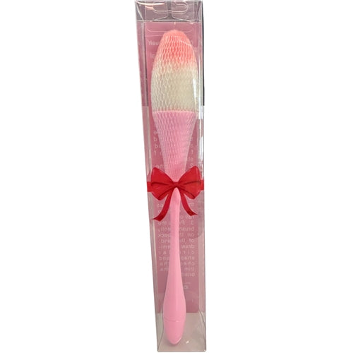 Medium Soft Nail Dust Brush Clean Dip Powder White Pink
