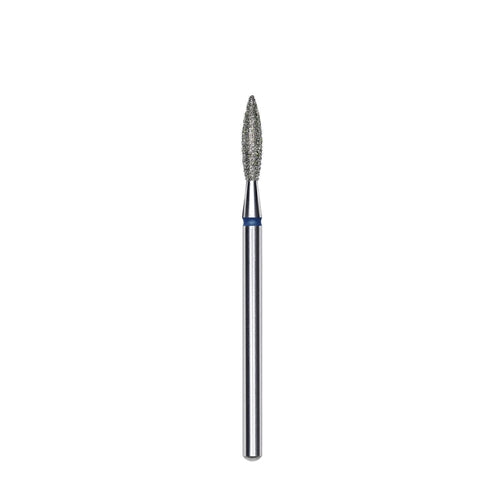Nail Drill Bit 3/32" - Flame Diamond Head Diameter 1.6 mm / Working Part 8 mm - Blue