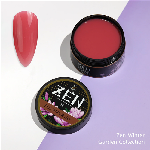 ZEN Builder Hard Gel Nail - #19 Red Spider Lily - Winter Garden Collection - 50ml