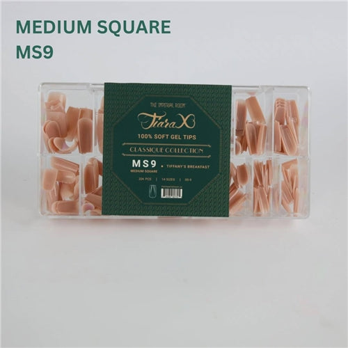 TiaraX Colored Tips Box - CLASSIQUE Collection - #MS9 - Tiffany's Breakfast MS
