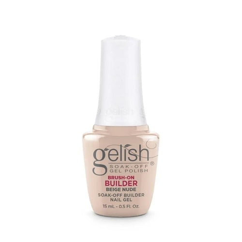 Gelish Soak Off BIAB Brush-On Builder Gel Nail - Beige Nude 15ml