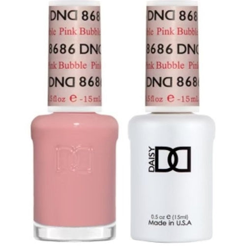 DND 8686 Pink Bubble - Sheer Collection Nail Gel Polish 15ml