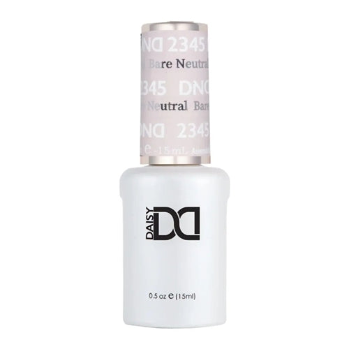 DND 2345 Bare Neutral - Sheer Collection Nail Gel Polish 15ml