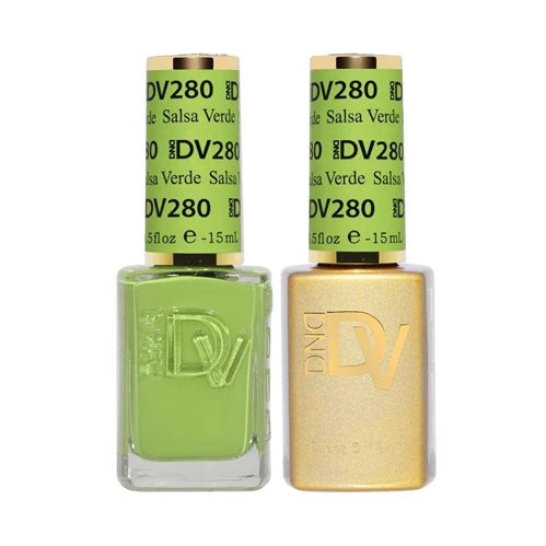 DND DIVA - #280 Salsa Verde - Gel & Lacquer Duo 15ml