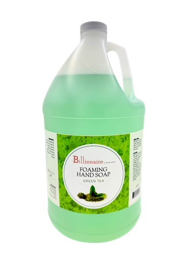 Billionaire - Foaming Liquid Nail Hand Soap - Green Tea - 1 Gal 3785ml