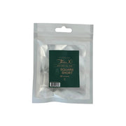 TiaraX Clear Tips Bag - Square Short - Refill Tip Bags #6