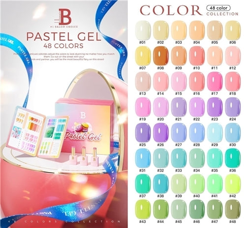 Billionaire - Soak Off UV LED Gel Polish Pastel Collection 48pcs 15ml