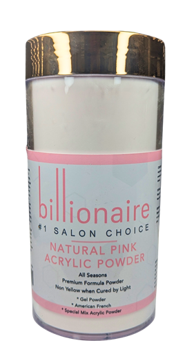Billionaire #1 Salon Choice  Acrylic Powder - Natural Pink 1.5 lbs (680g)