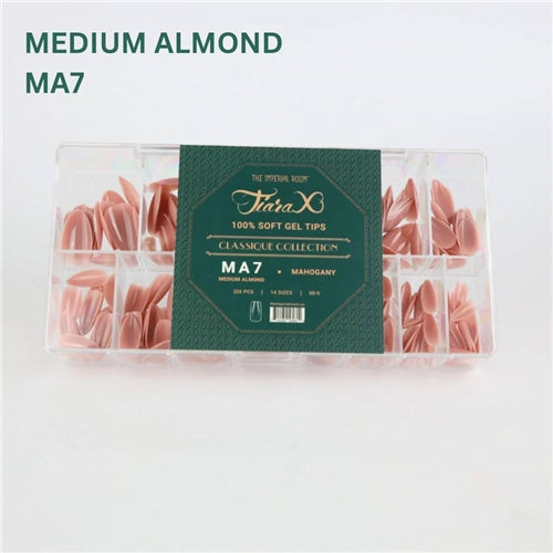 TiaraX Colored Tips Box - CLASSIQUE Collection - #MA7 - Mahogany MA