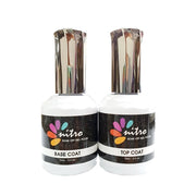 Nitro Gel Polish Top Coat & Base Coat Duo Pack 15ml