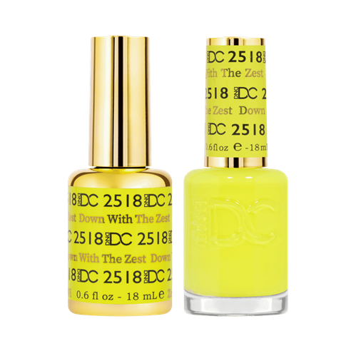 DND 2518 Down With The Zest - DC Free Spirit Collection Nail Gel Polish 18ml