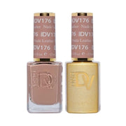 DND DIVA - #176 Nude Leather - Gel & Lacquer Duo 15ml