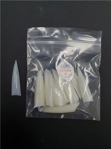 AEON - Stiletto Nail False Tips Extension Refill Size 4 (50pcs)