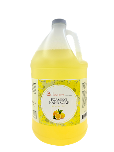 Billionaire - Foaming Liquid Nail Hand Soap - Lemon Zest - 1 Gal 3785ml