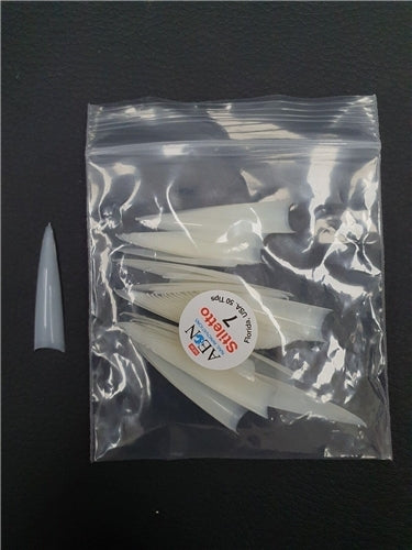 AEON - Stiletto Nail False Tips Extension Refill Size 7 (50pcs)