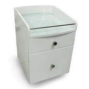 Pedicure Trolley Cart White - AC8P-H High (Holder Inside)