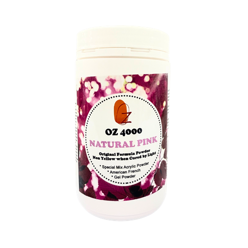 OZ 4000 Special Mix Acrylic Powder - Natural Pink 1.5 lbs (680g)