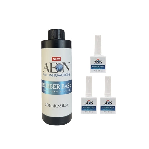 AEON Gel Polish Rubber Base Refill Kit 250ml