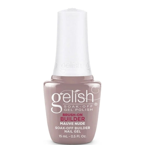 Gelish Soak Off BIAB Brush-On Builder Gel Nail - Mauve Nude 15ml