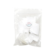 False Toe Finger Nails Tip French White 50pcs