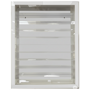 Wall Acrylic Rack - Powder 120pcs White (2oz) LED