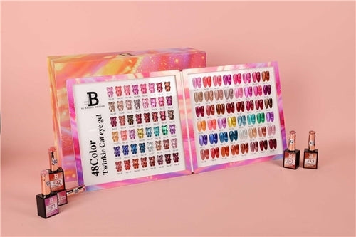 Billionaire UV LED Cat Eye Gel Polish Twinkle Collection 48pcs 15ml